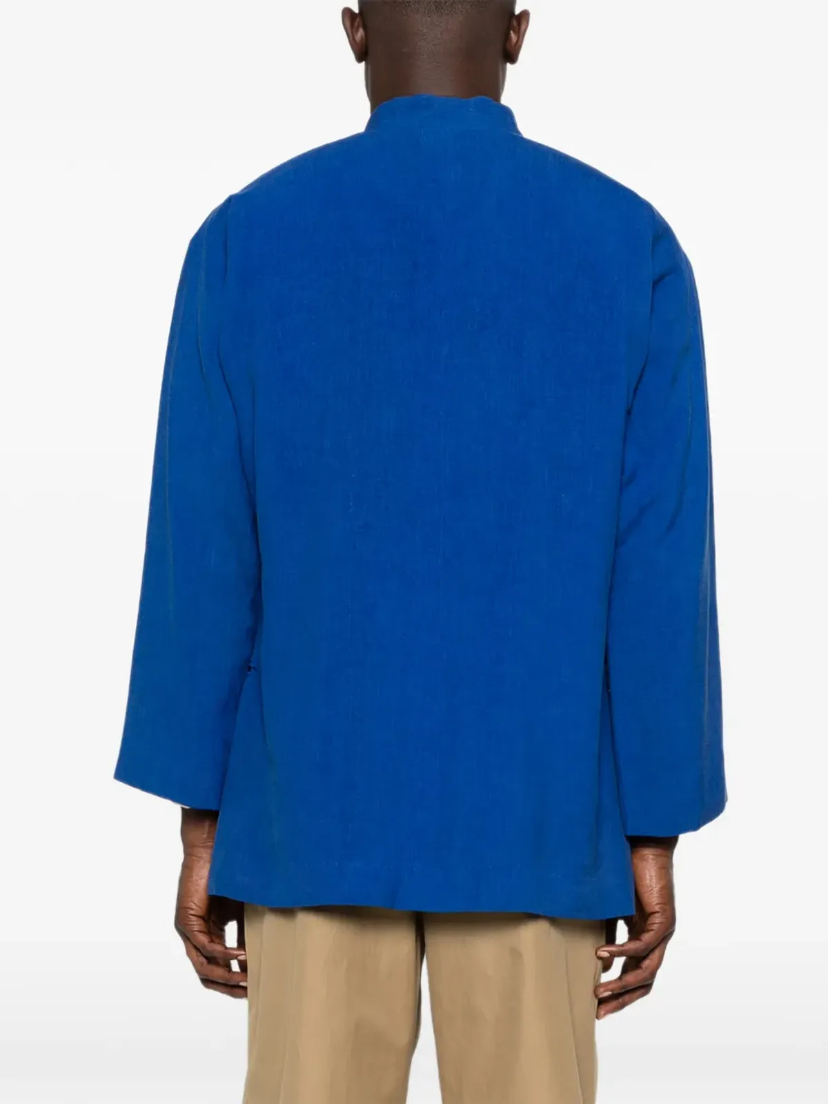 Issey Miyake Pre-Owned マンダリンカラー ジャケット - 画像4