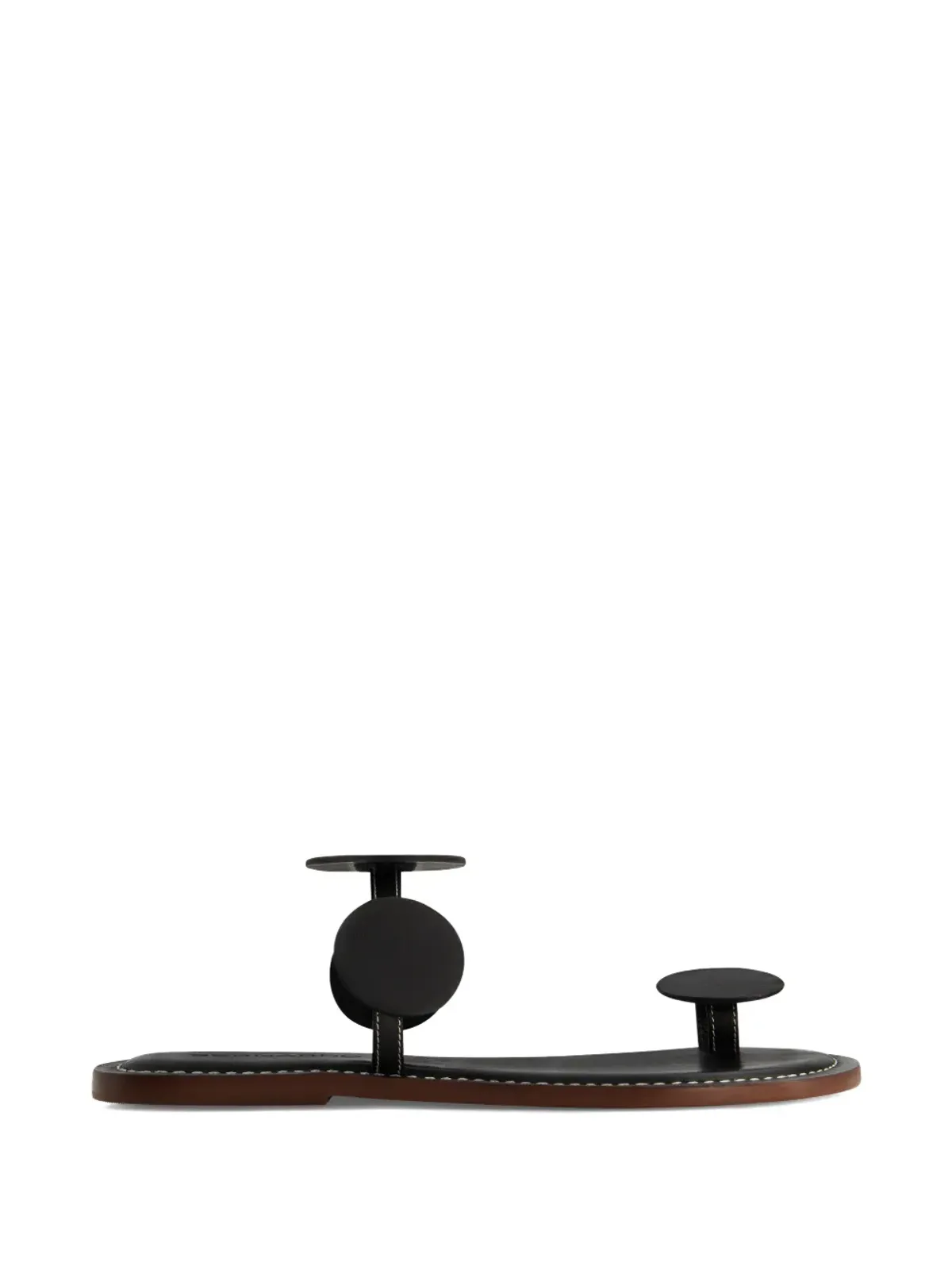Bernardo New Moon toe-ring sandals - Black - 画像1