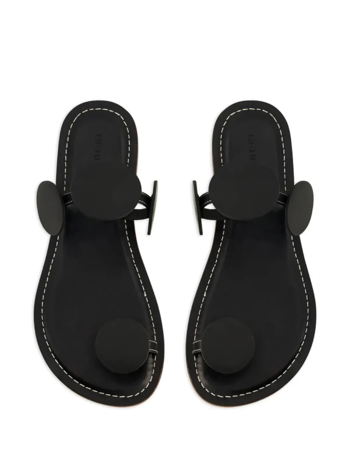 Bernardo New Moon toe-ring sandals - Black - 画像3