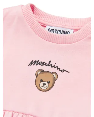 Moschino Kids テディプリントポケットドレス - サムネイル3