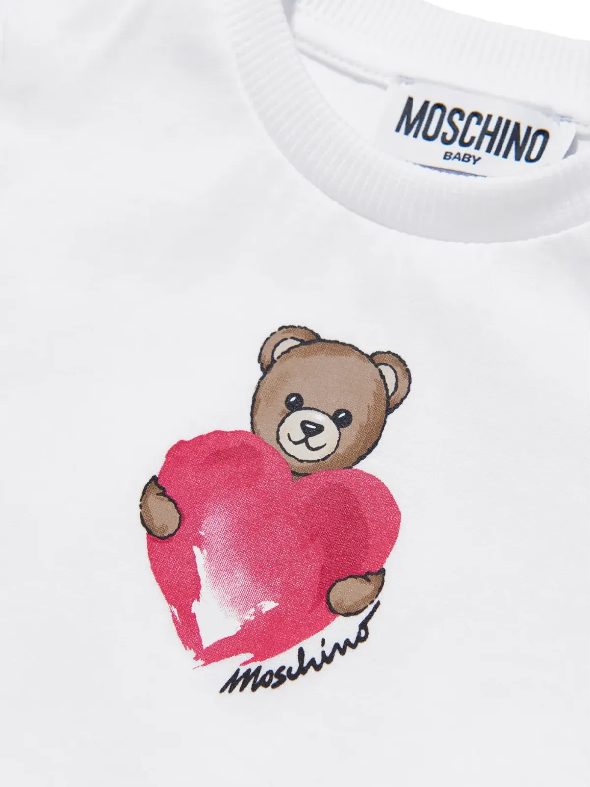 Moschino Kids フリル テディプリント ドレス - 画像3