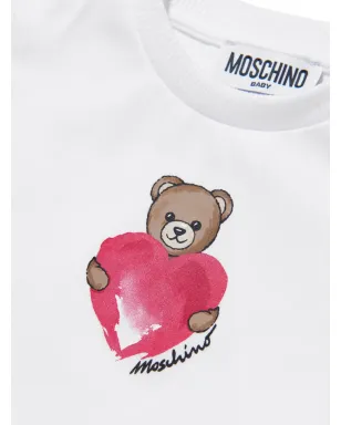 Moschino Kids フリル テディプリント ドレス - サムネイル3