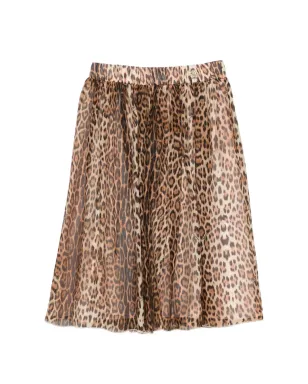Roberto Cavalli Junior レオパード柄スカート - サムネイル1