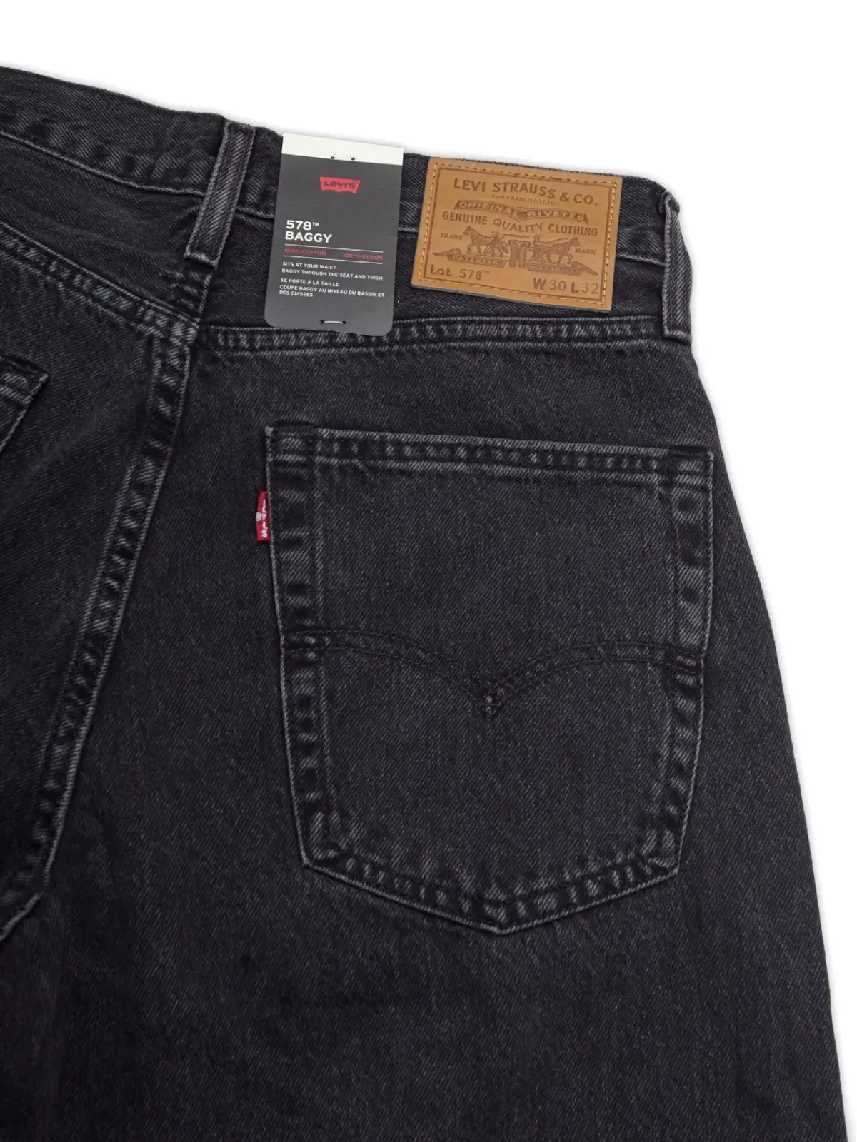 Levi's 578™ バギー ジーンズ ブラック - 画像3