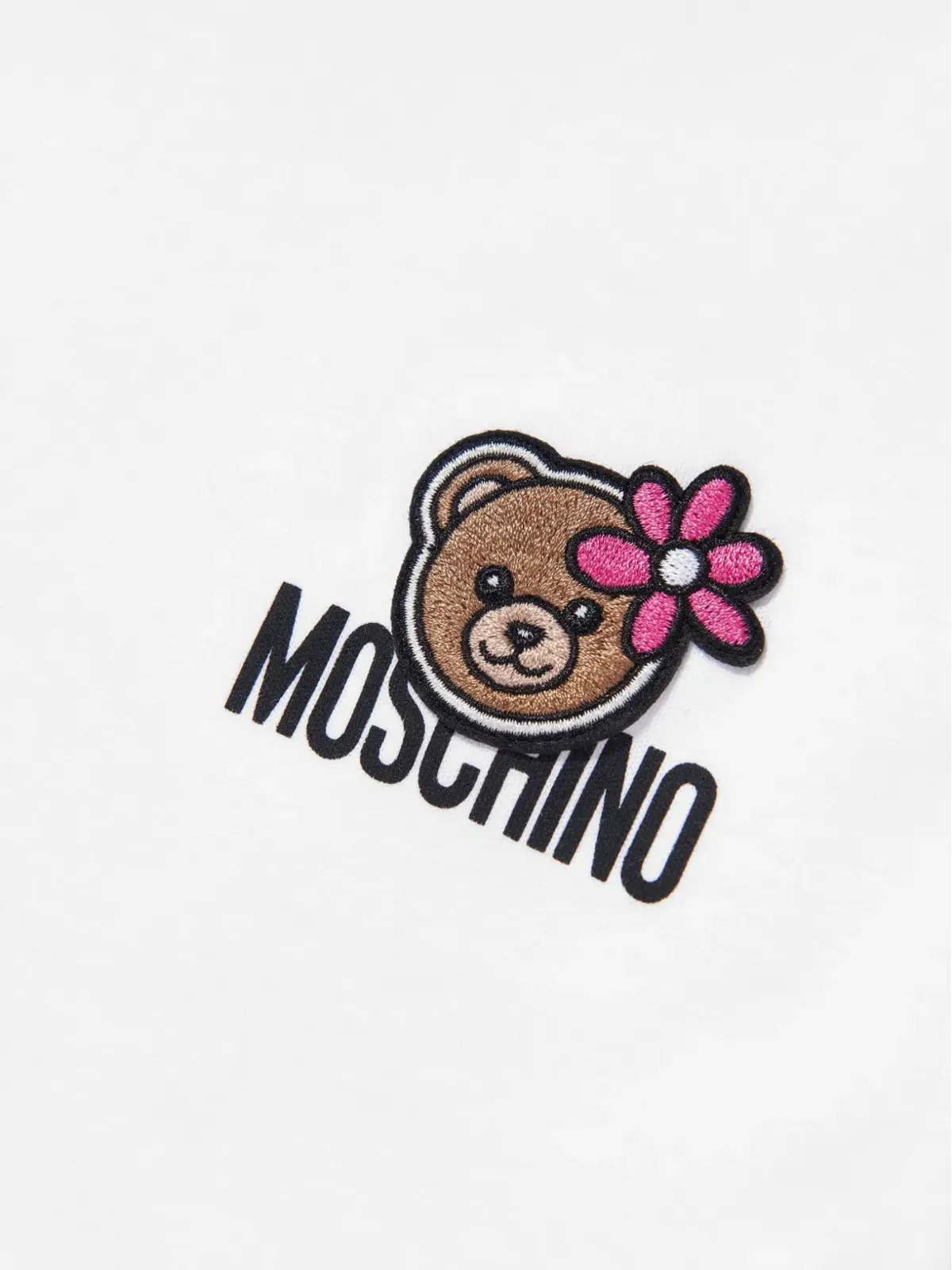 Moschino Kids ベア刺繍ドレス - 画像4