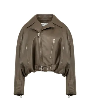 LOEWE ベルト付きバイカージャケット - サムネイル1