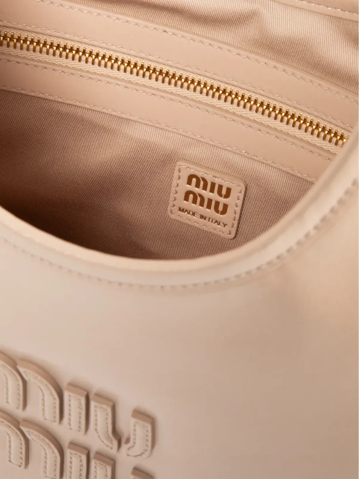 Miu Miu レザー トートバッグ - 画像3