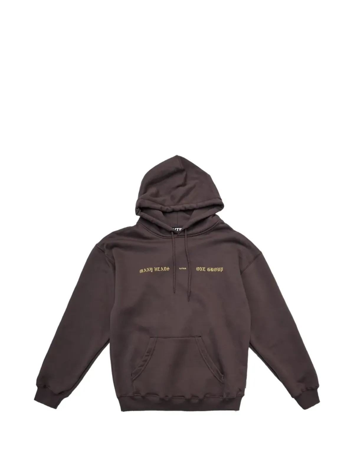 IUTER Myths graphic-print hoodie - Brown - 画像1