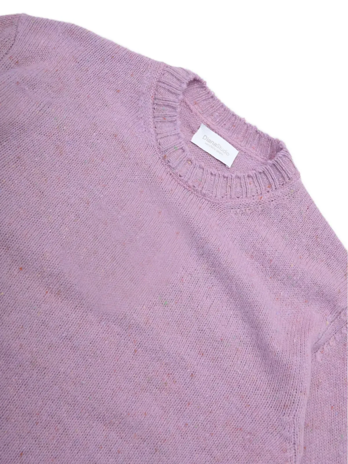 Diana Studio クルーネックリブ編みセーター - Pink - 画像3