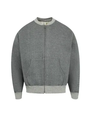 Orslow フロントジップ スウェットシャツ - グレー - サムネイル1