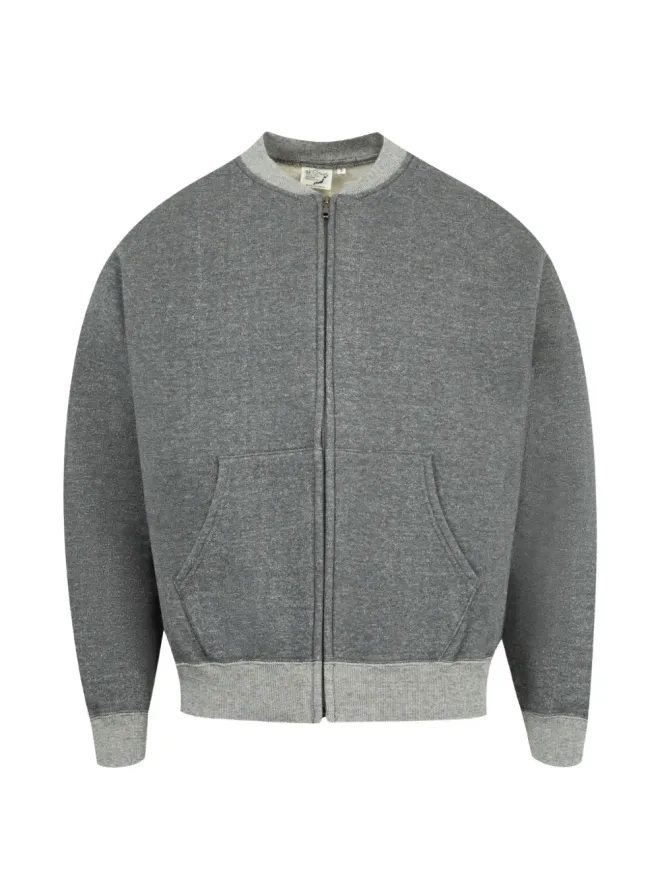 Orslow Orslow フロントジップ スウェットシャツ - グレーの商品画像