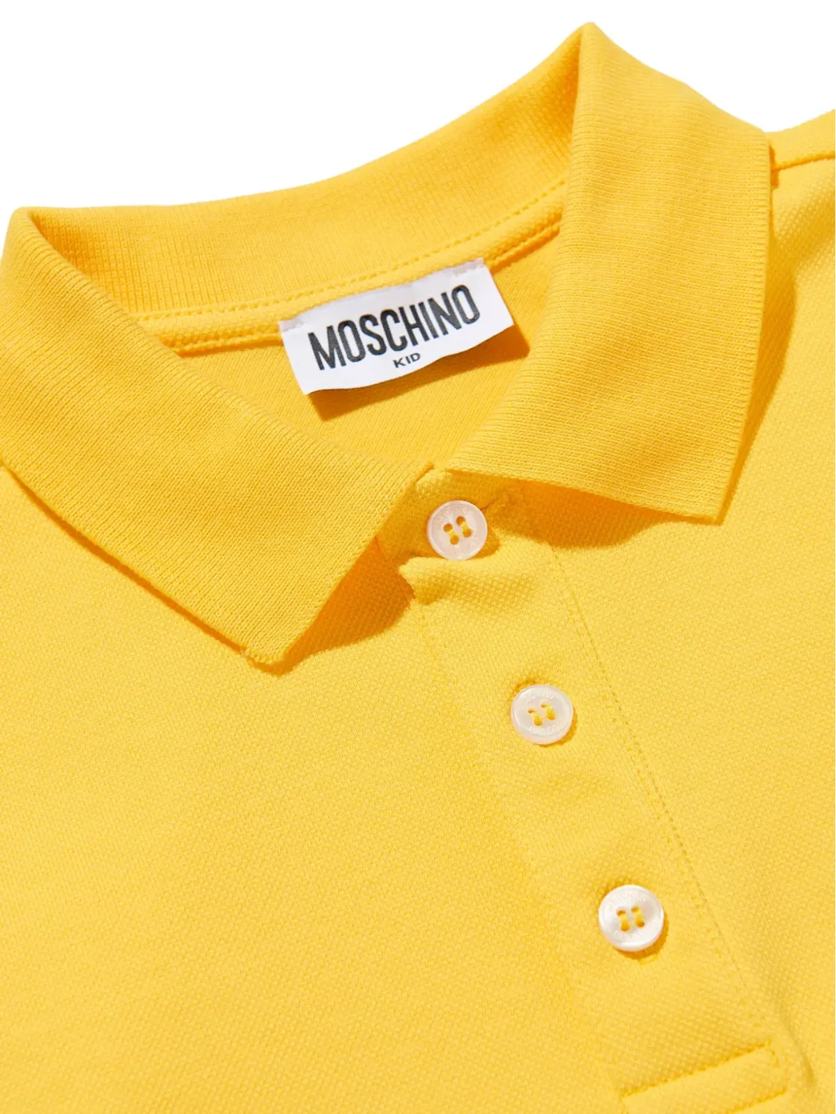 Moschino Kids ボタンロゴプリント ポロシャツ - 画像3