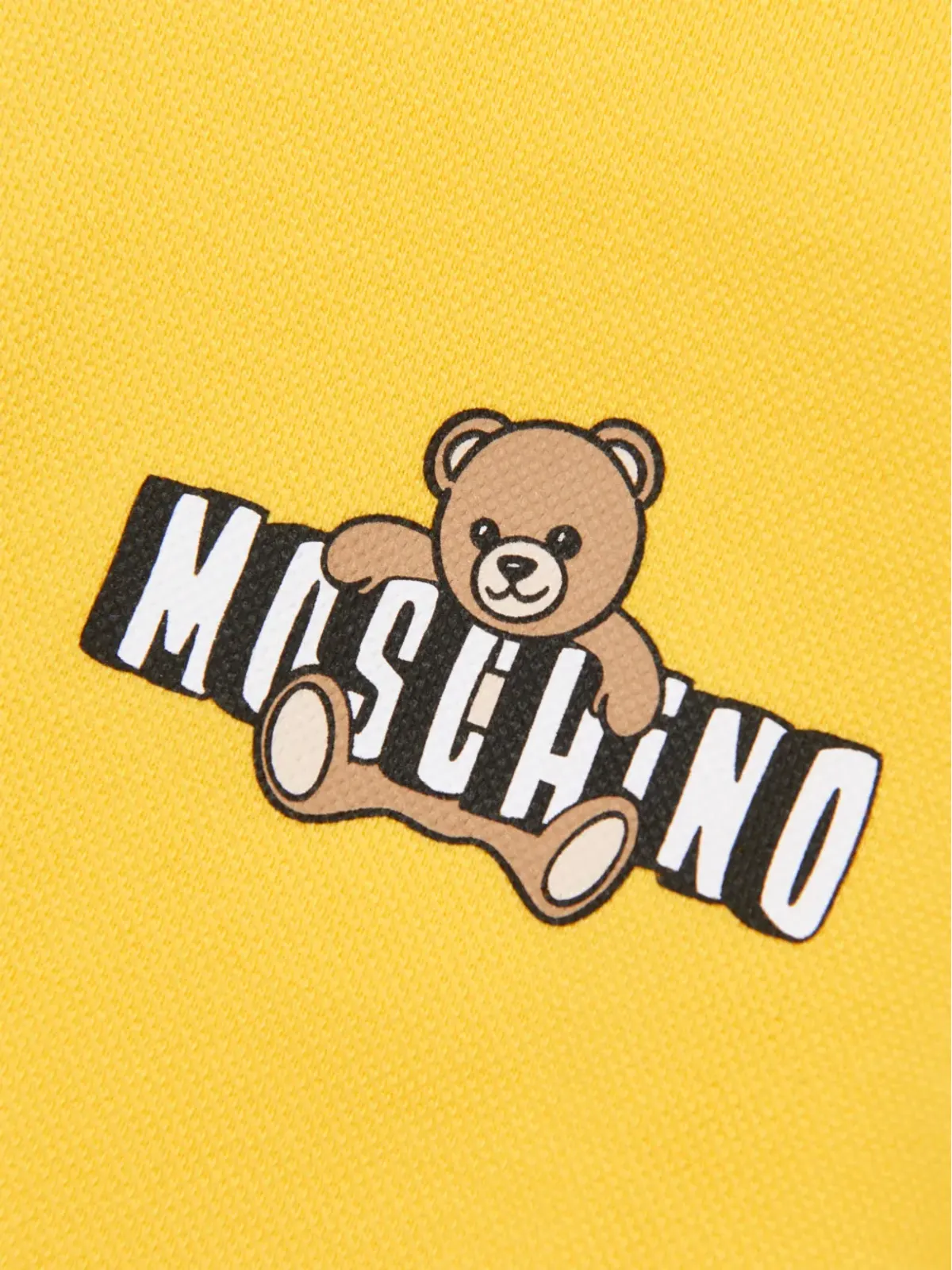 Moschino Kids ボタンロゴプリント ポロシャツ - 画像4