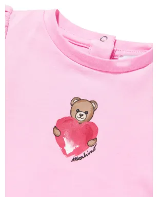 Moschino Kids パフスリーブ テディプリント Tシャツ - サムネイル2