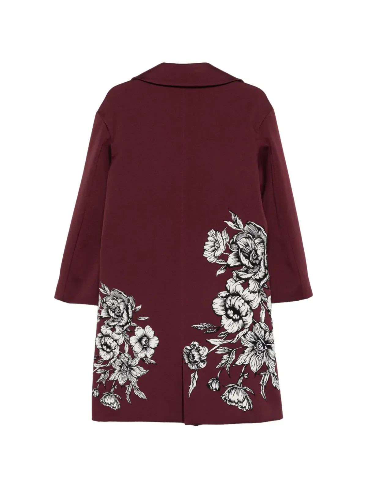 Antonio Marras floral-print coat - Red - 画像2