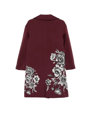 Antonio Marras floral-print coat - Red - サムネイル2