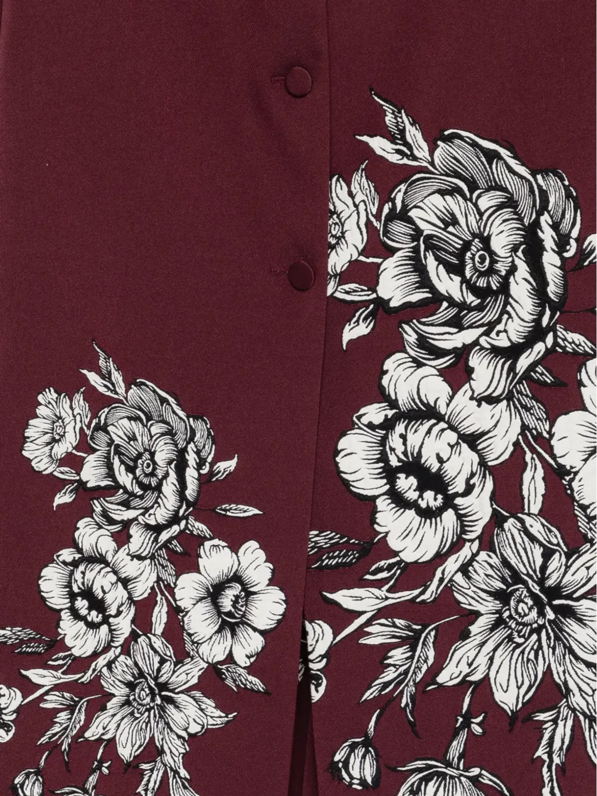Antonio Marras floral-print coat - Red - 画像3