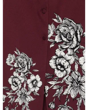 Antonio Marras floral-print coat - Red - サムネイル3