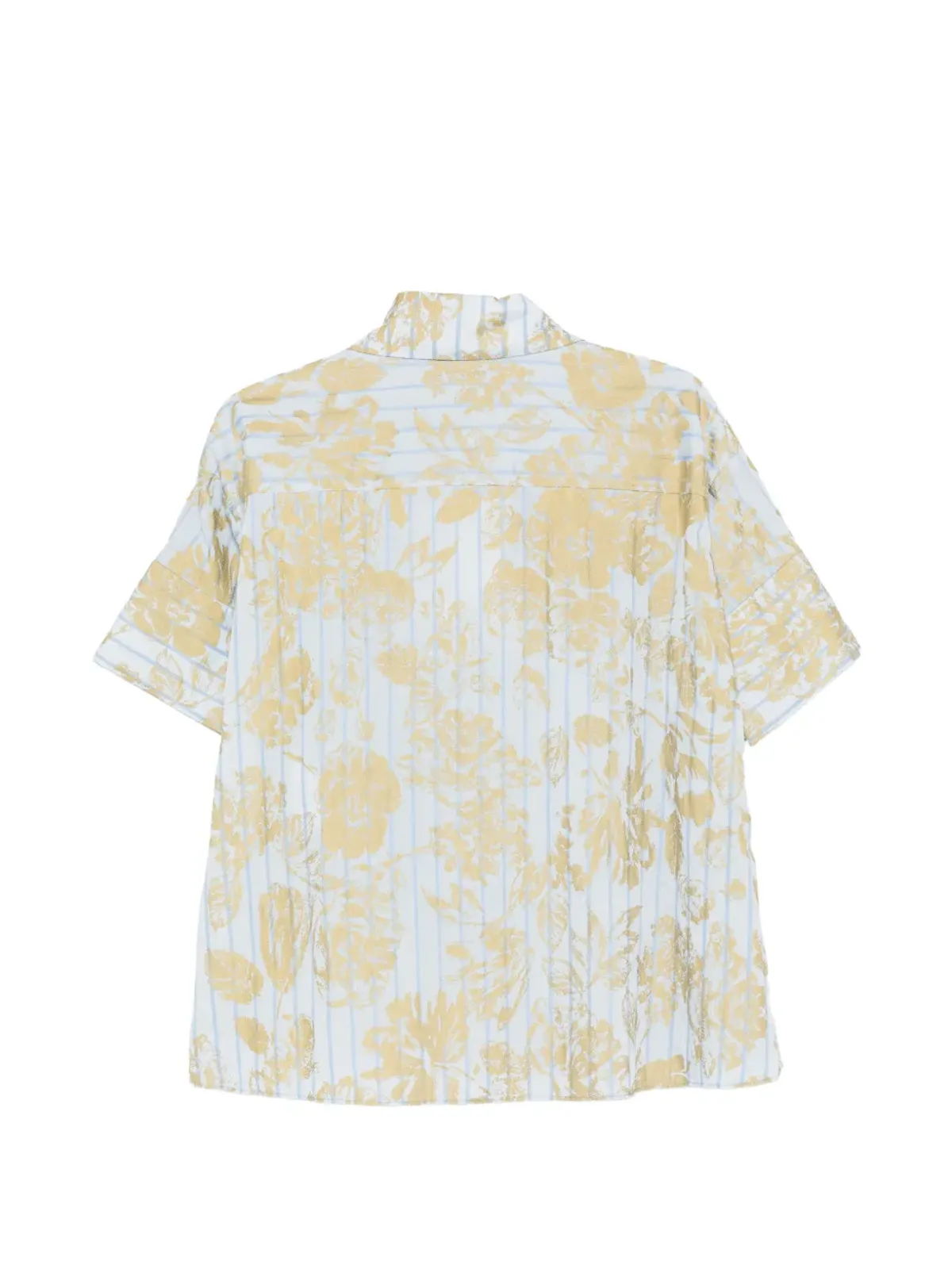 Antonio Marras 花柄プリントストライプシャツ - ブルー - 画像2