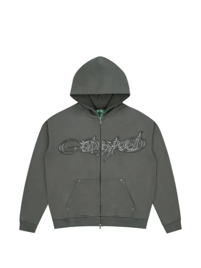 GODSPEED GODSPEED Raw Importジップアップフーディー - グレーの商品画像