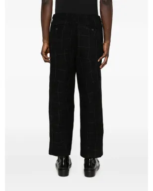 Issey Miyake Pre-Owned パッチワークチェックパンツ - サムネイル4