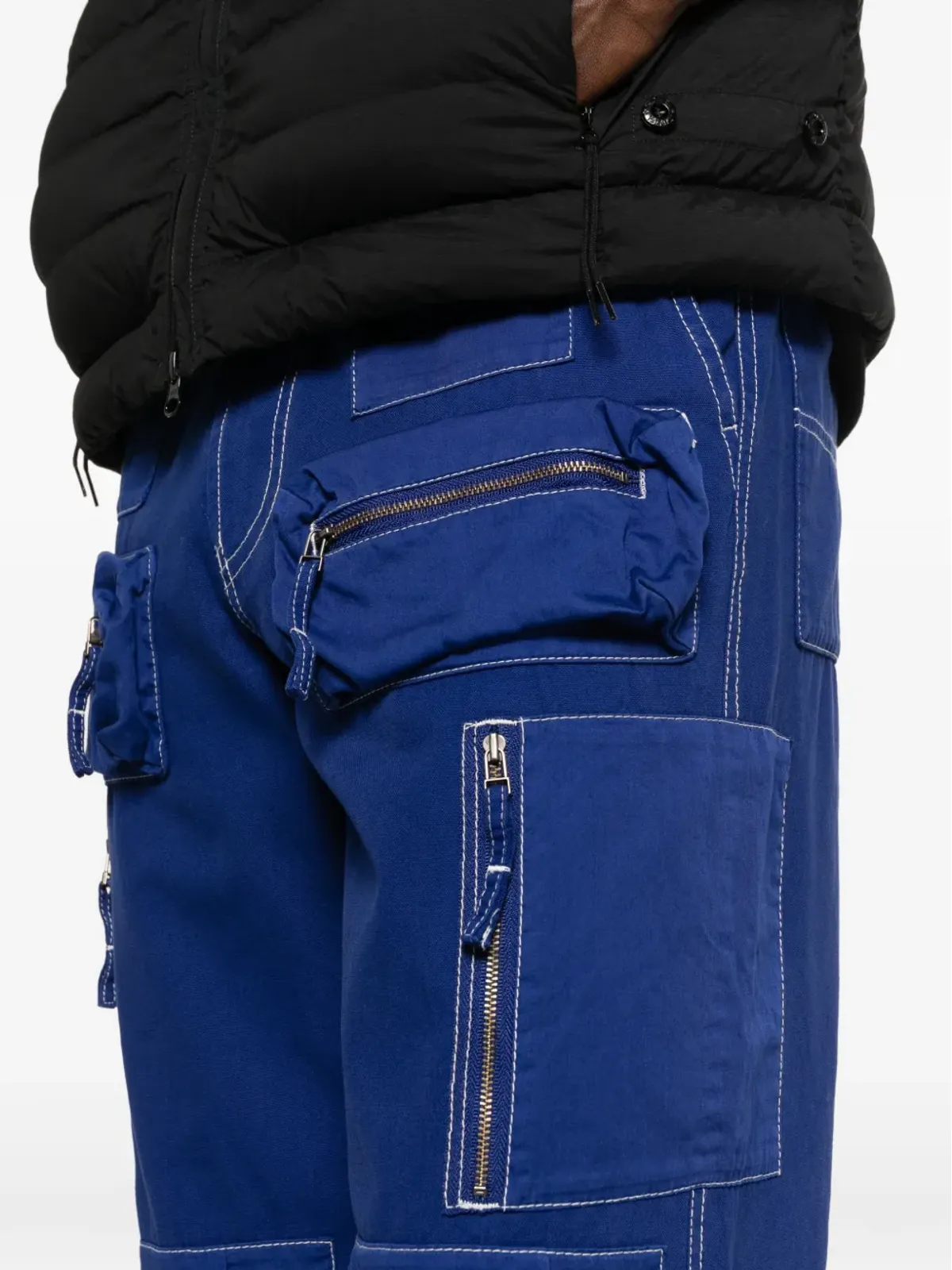 Issey Miyake Pre-Owned コットン製カーゴパンツ - 画像5