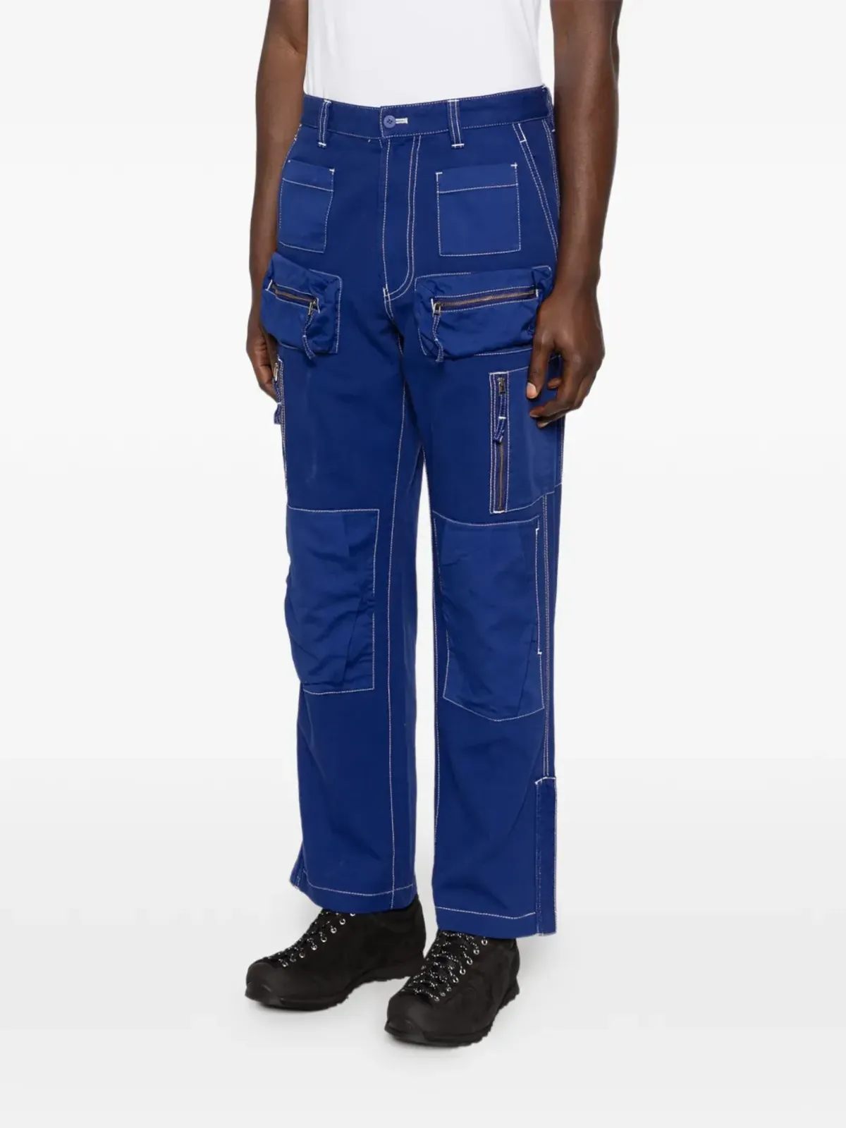 Issey Miyake Pre-Owned コットン製カーゴパンツ - 画像3