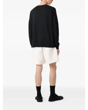 Studio Nicholson Kami ribbed sweater - Black - サムネイル4