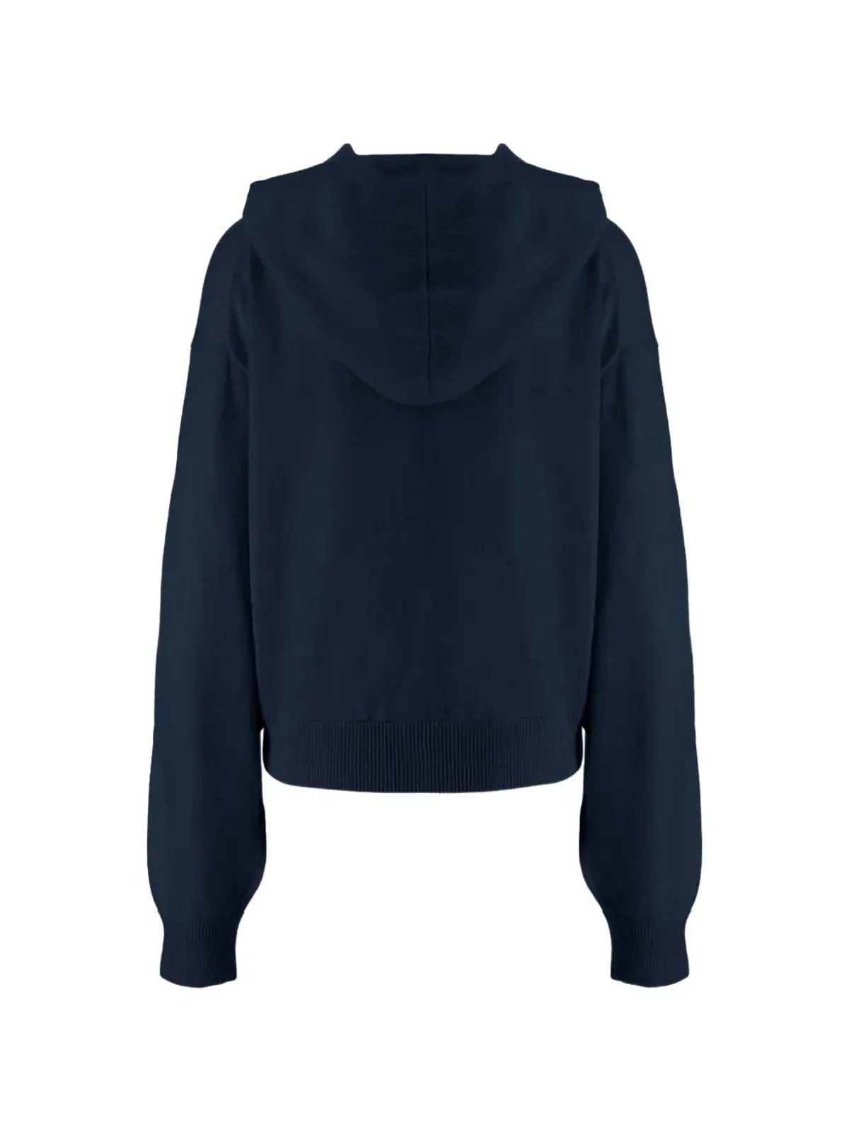 Allude フード付きジップアップセーター - 画像2