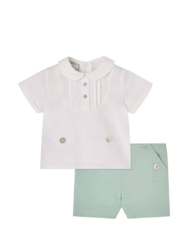 Paz Rodriguez Paz Rodriguez ボタンディテールショートセットの商品画像