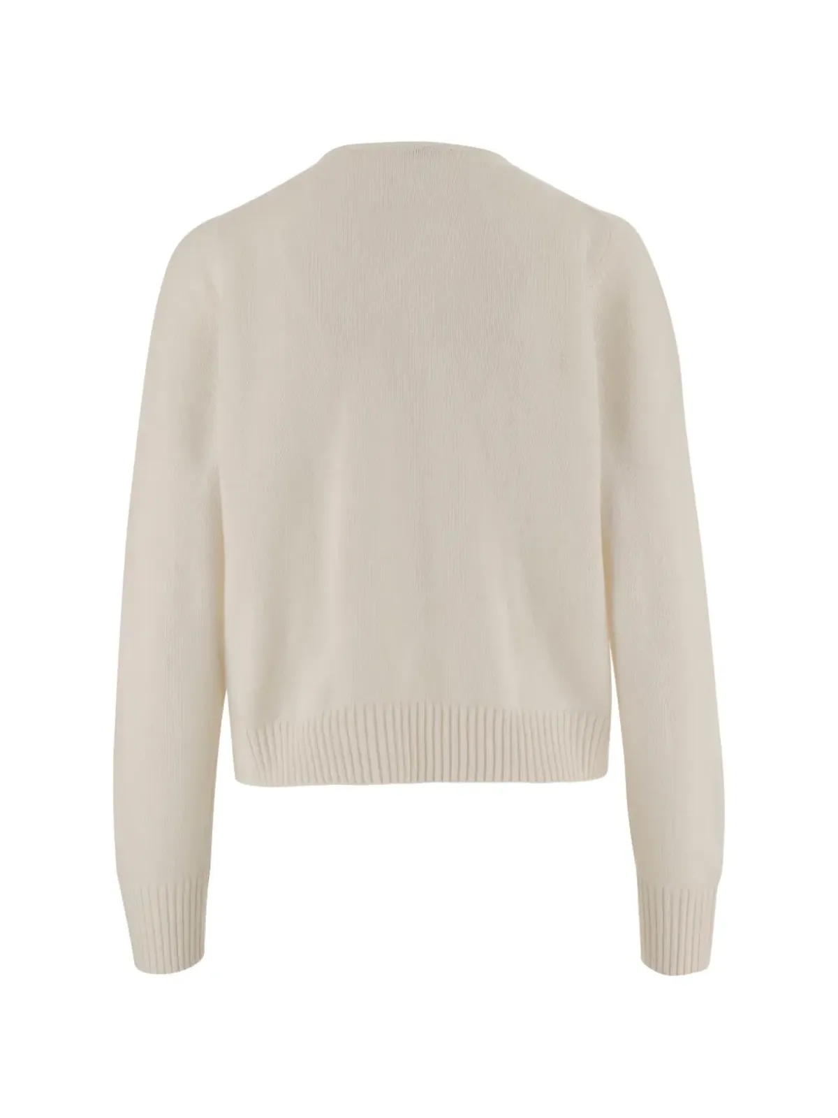 Allude ノーカラーダブルブレストカーディガン - 画像2