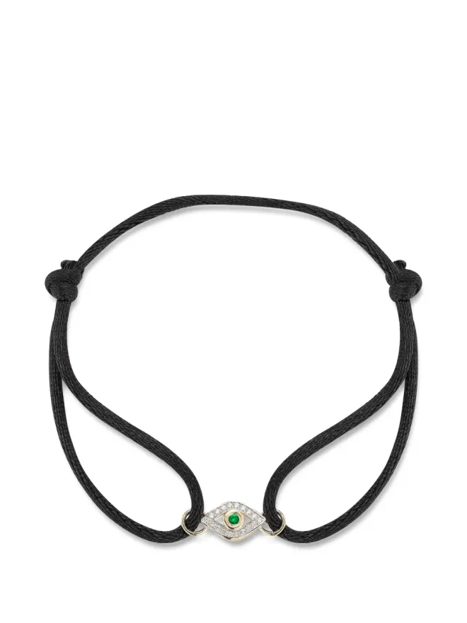 Mateo Mateo イービルアイ ダイヤモンド ブレスレット ブラックの商品画像
