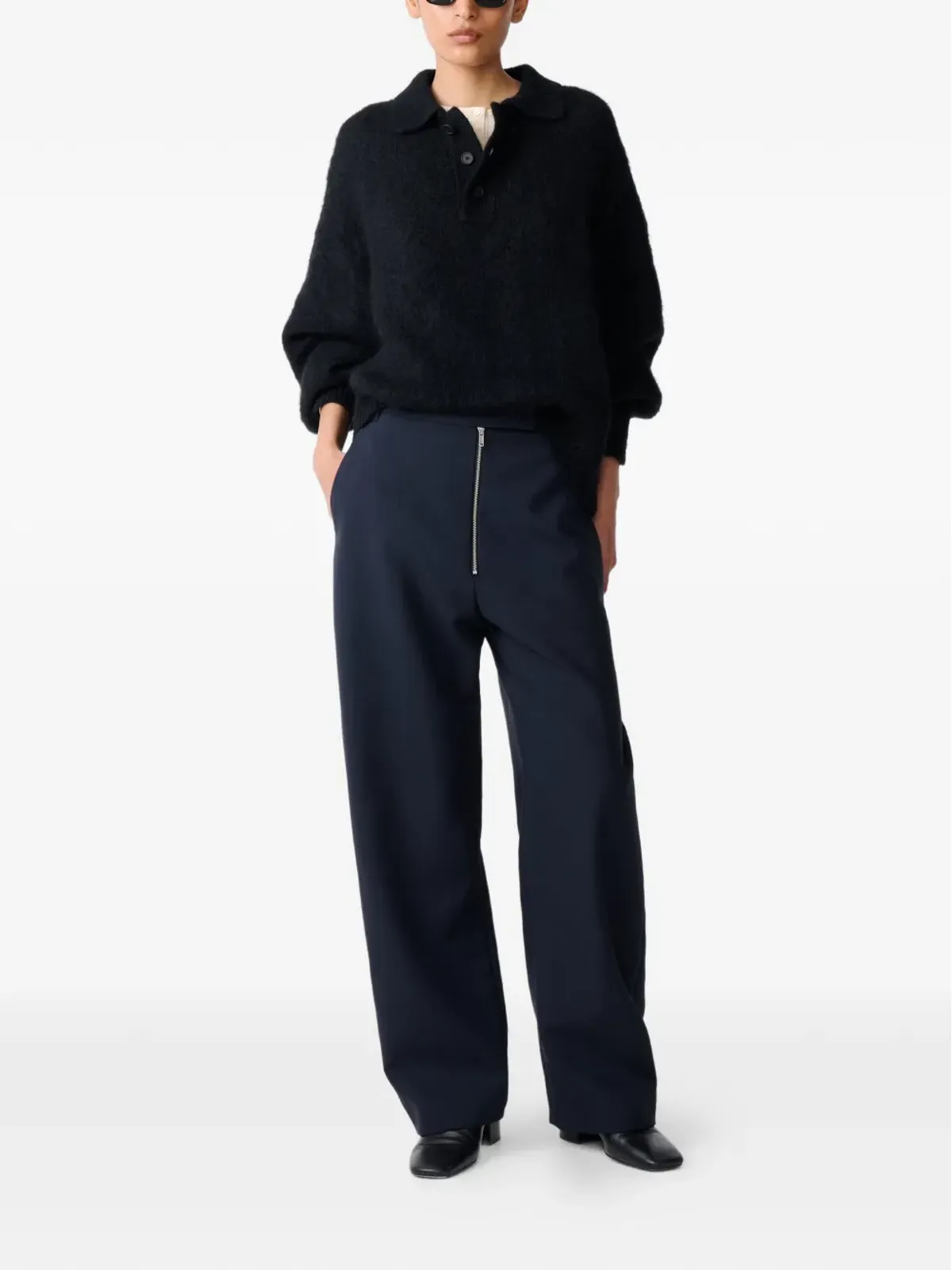 Studio Nicholson Trouvi trousers - Blue - 画像2
