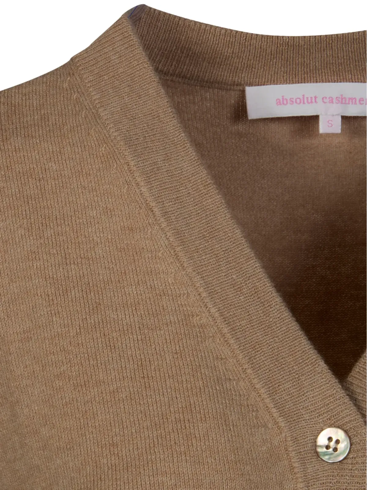 absolut cashmere Vネックボタンカーディガン - 画像3