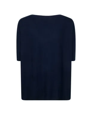 absolut cashmere Vネック半袖カシミヤTシャツ - サムネイル2