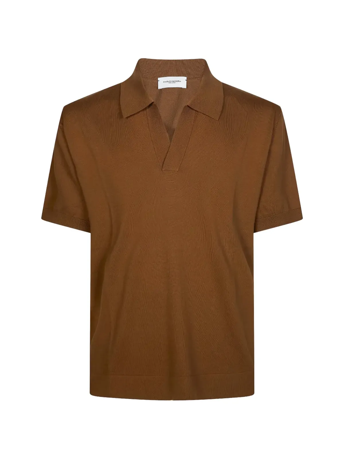 Paolo Pecora Skypper polo shirt - Brown - 画像1