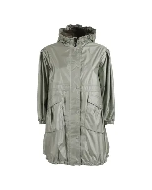 Moncler Enfant フリル付きパーカコート - グレー - サムネイル1