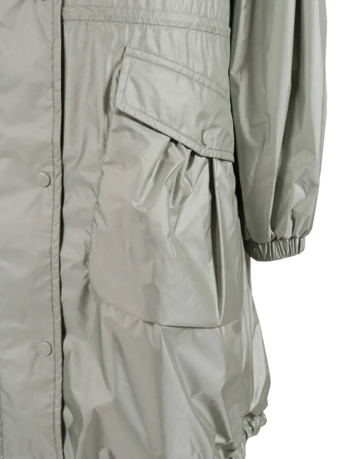 Moncler Enfant フリル付きパーカコート - グレー - 画像4