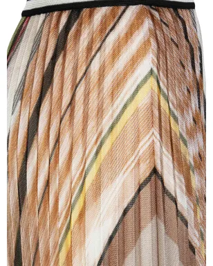 Missoni プリーツミディスカート - ホワイト - サムネイル3