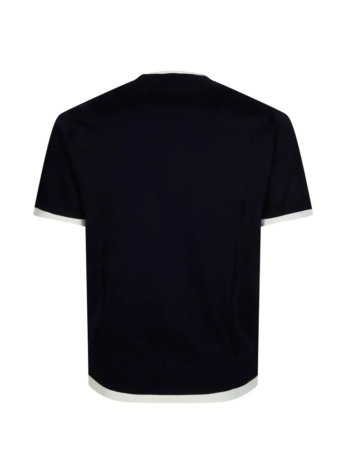 Paolo Pecora コントラストトリム Tシャツ - 画像2