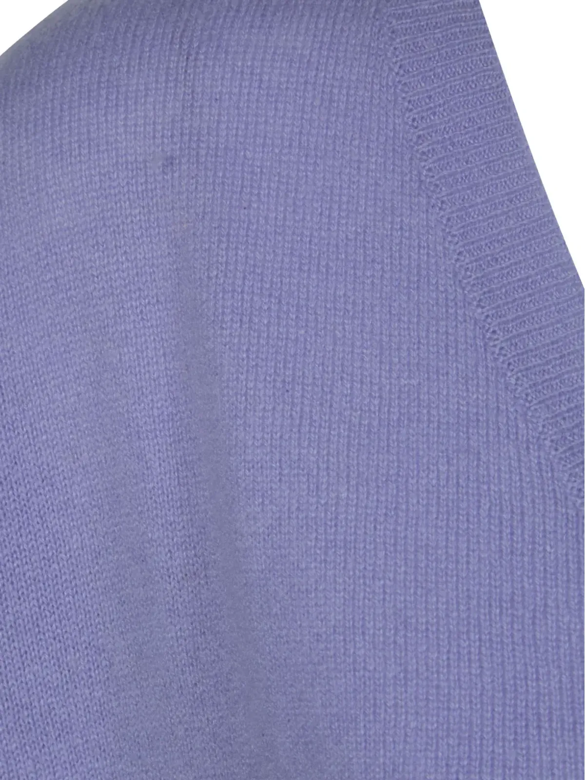 absolut cashmere V-neck short-sleeve cashmere T-shirt - Purple - 画像3