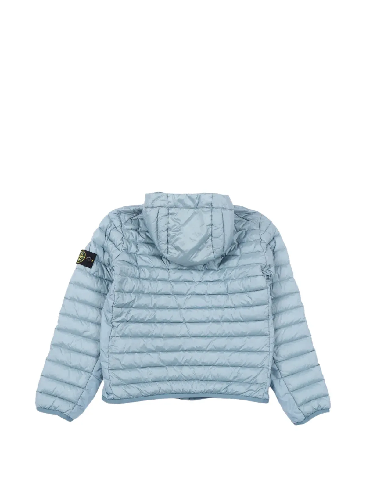 Stone Island Junior vera piuma フード付きコート - 画像2