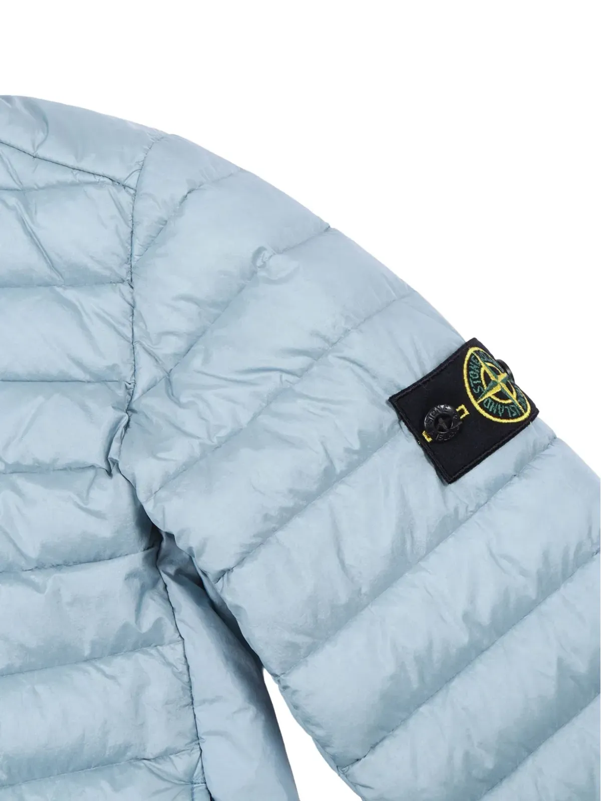 Stone Island Junior vera piuma フード付きコート - 画像4