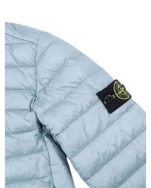Stone Island Junior vera piuma フード付きコート - サムネイル4