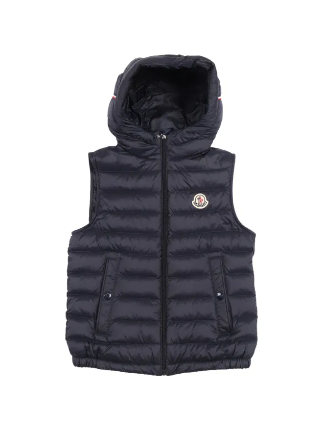 Moncler Enfant Moncler Enfant フード付きキルティングベストの商品画像