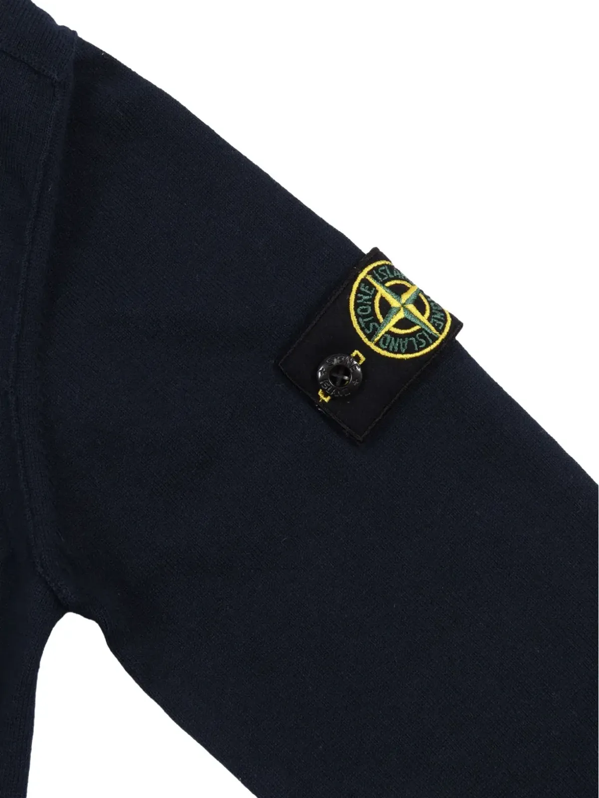 Stone Island Junior Vネックボタン留めカーディガン - 画像3