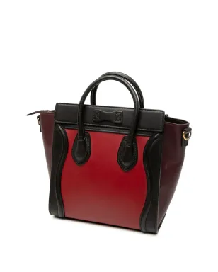 Celine Pre-Owned ナノ トライカラー レザー ラゲージ トート サッチェル - サムネイル3