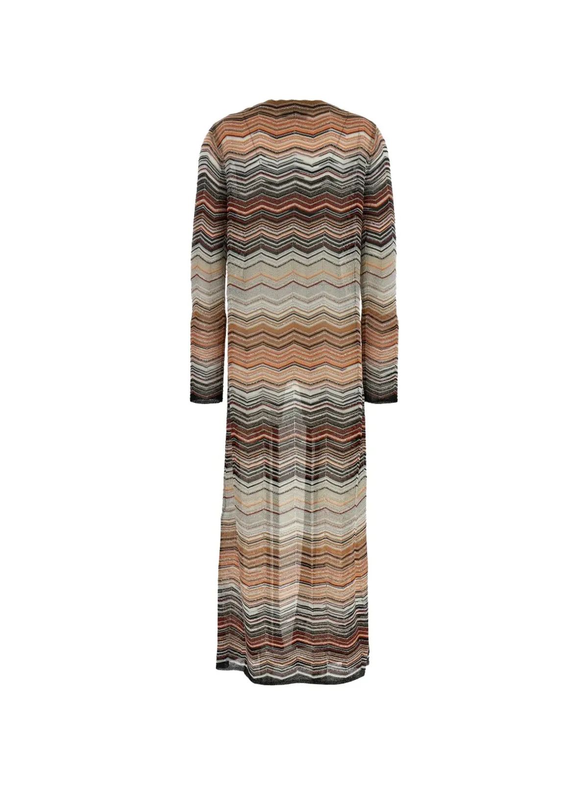 Missoni シェブロン柄スパンコールアップリケ付きカーデコート - 画像2