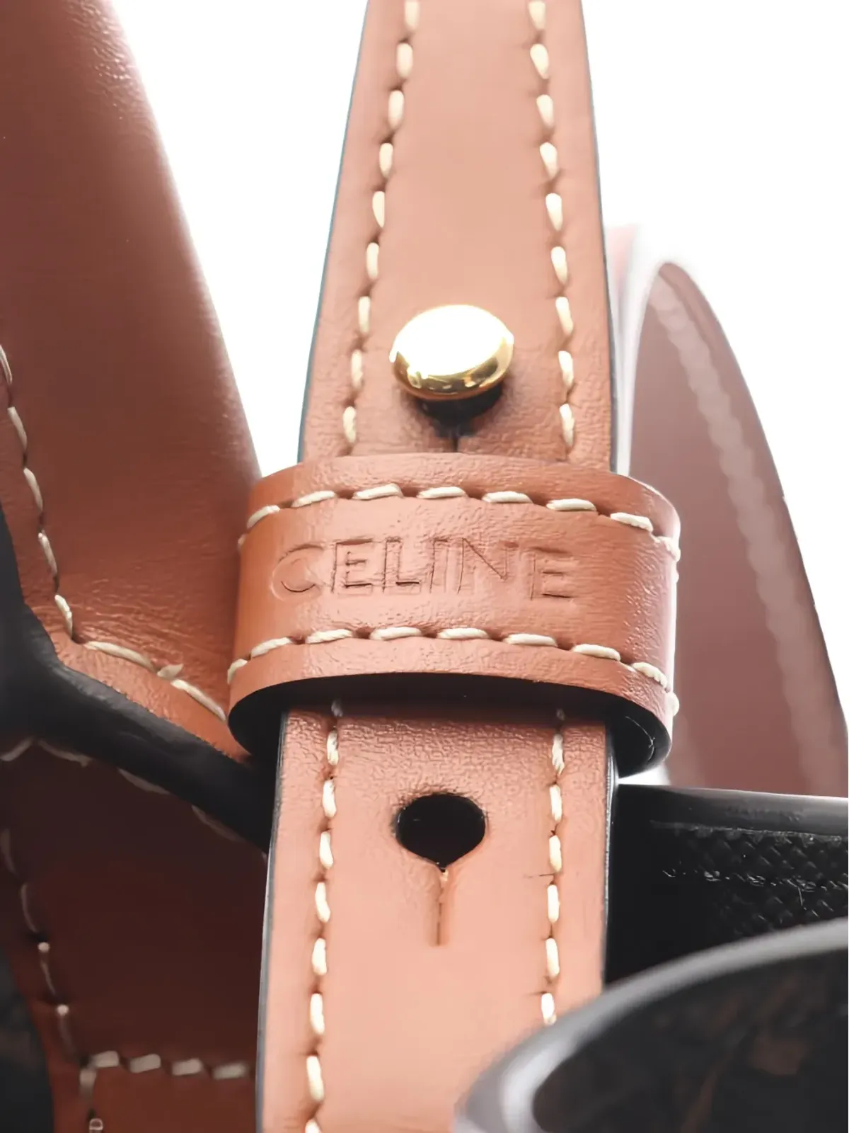 Celine ビンテージ Vertical Cabas Triomphe トートバッグ - ブラウン - 画像3