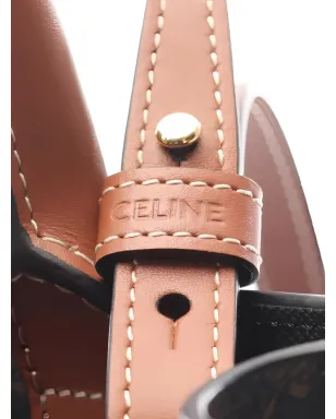 Celine ビンテージ Vertical Cabas Triomphe トートバッグ - ブラウン - サムネイル3
